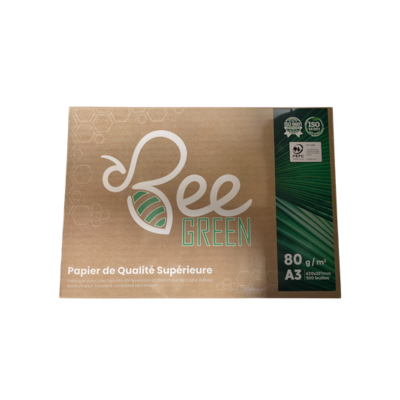 RAME DE PAPIER A4 BLANC REPRO BEE GREEN 80G PHOTOCOPIEUR 500 FEUILLES