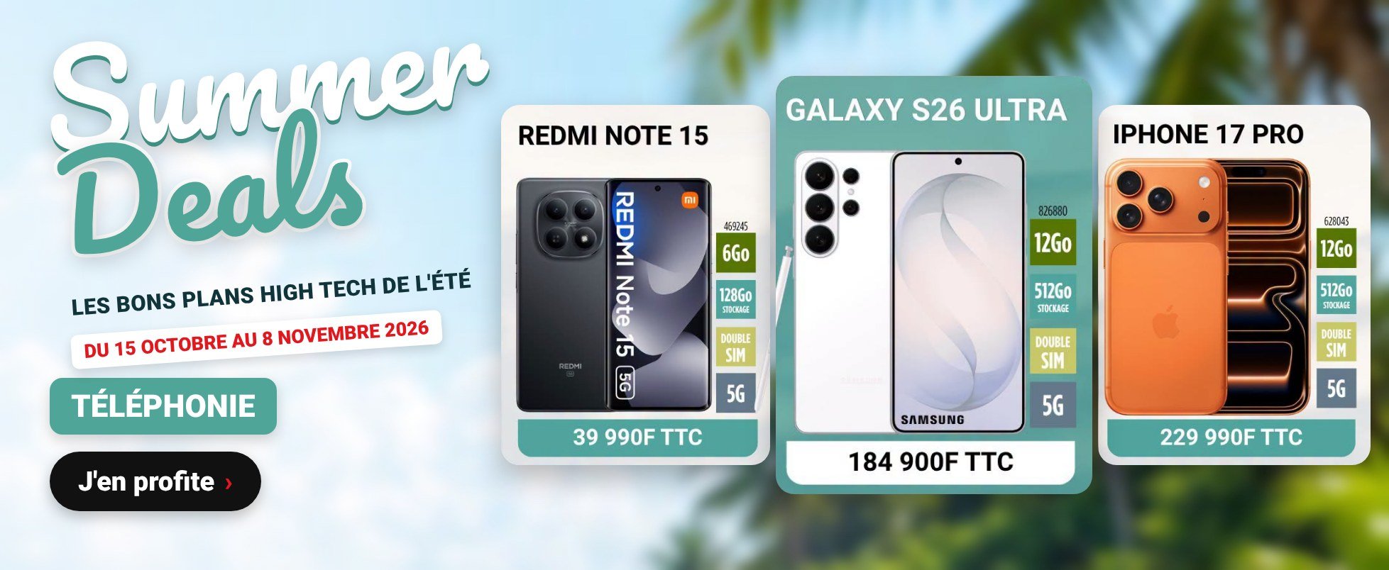 Summer Deals Micromedia - du 15 octobre au 8 novembre 2026