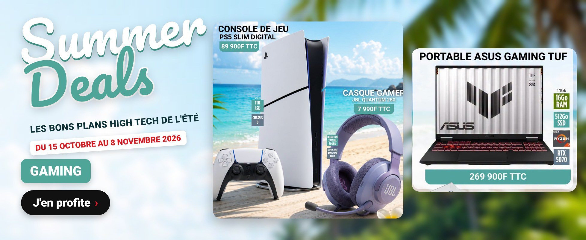 Summer Deals Micromedia - du 15 octobre au 8 novembre 2026