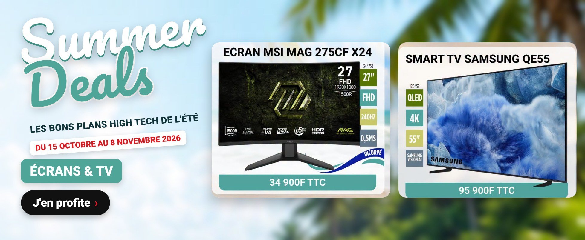 Summer Deals Micromedia - du 15 octobre au 8 novembre 2026