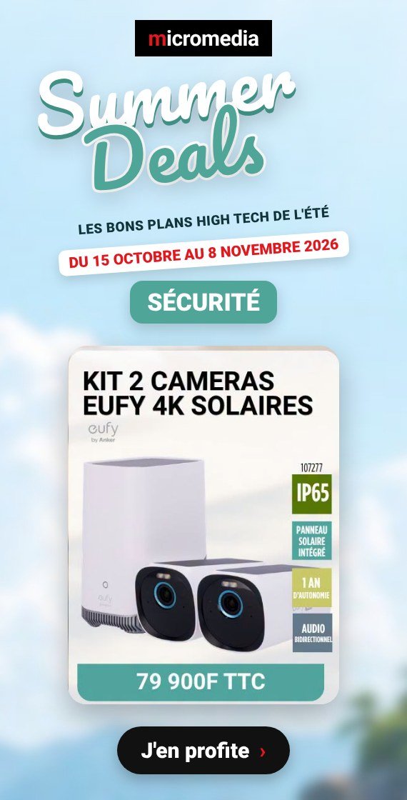 Summer Deals Micromedia - du 15 octobre au 8 novembre 2026